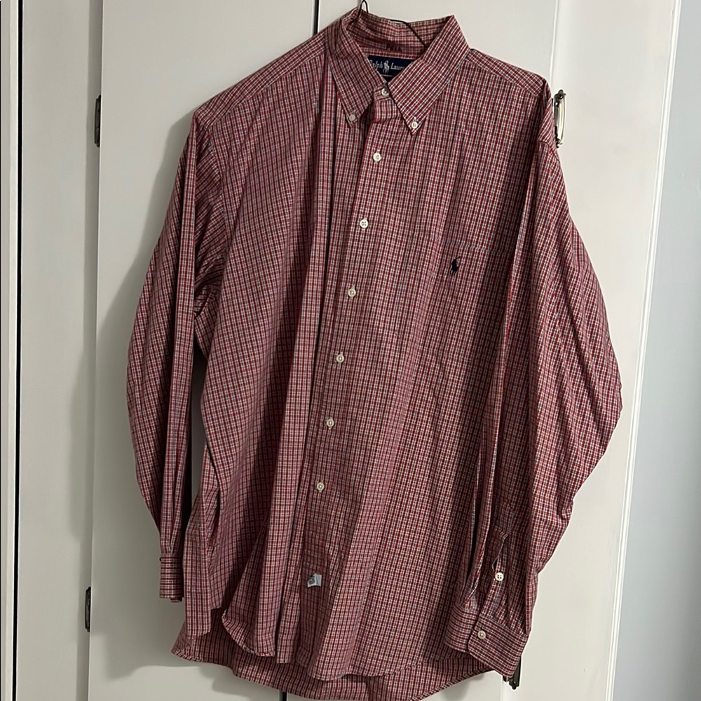 Men's Red Checkered Shirt